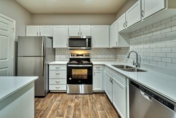 Gourmet kitchens with complete appliance package